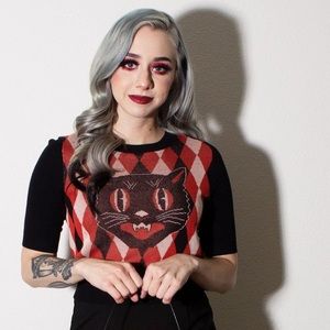 The Oblong Box Shop Mitzi Cat Sweater